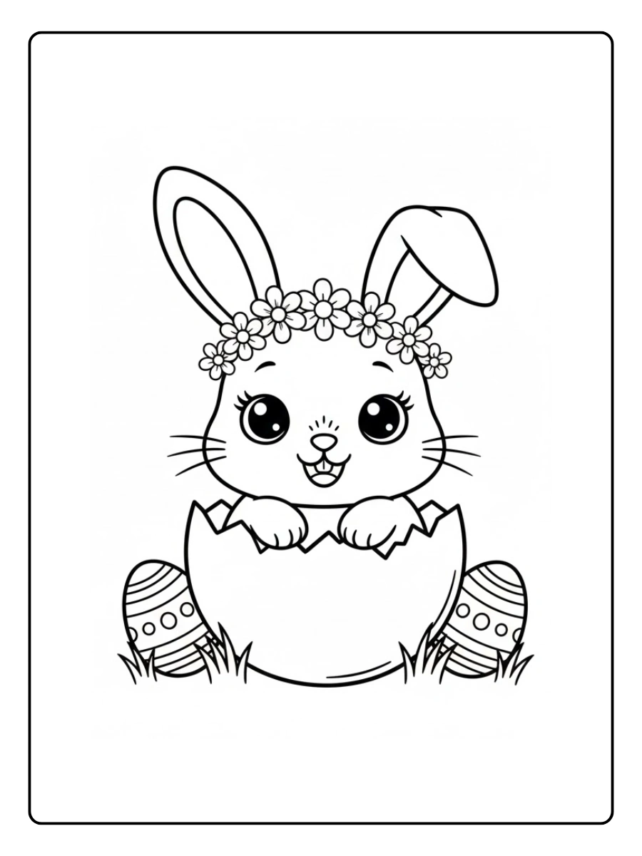 Cute Easter Coloring Pages (15)
