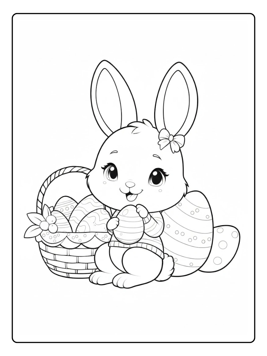 Cute Easter Coloring Pages (3)