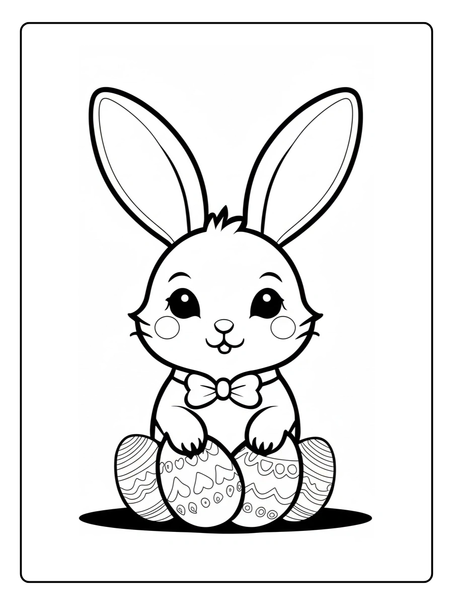Cute Easter Coloring Pages (4)