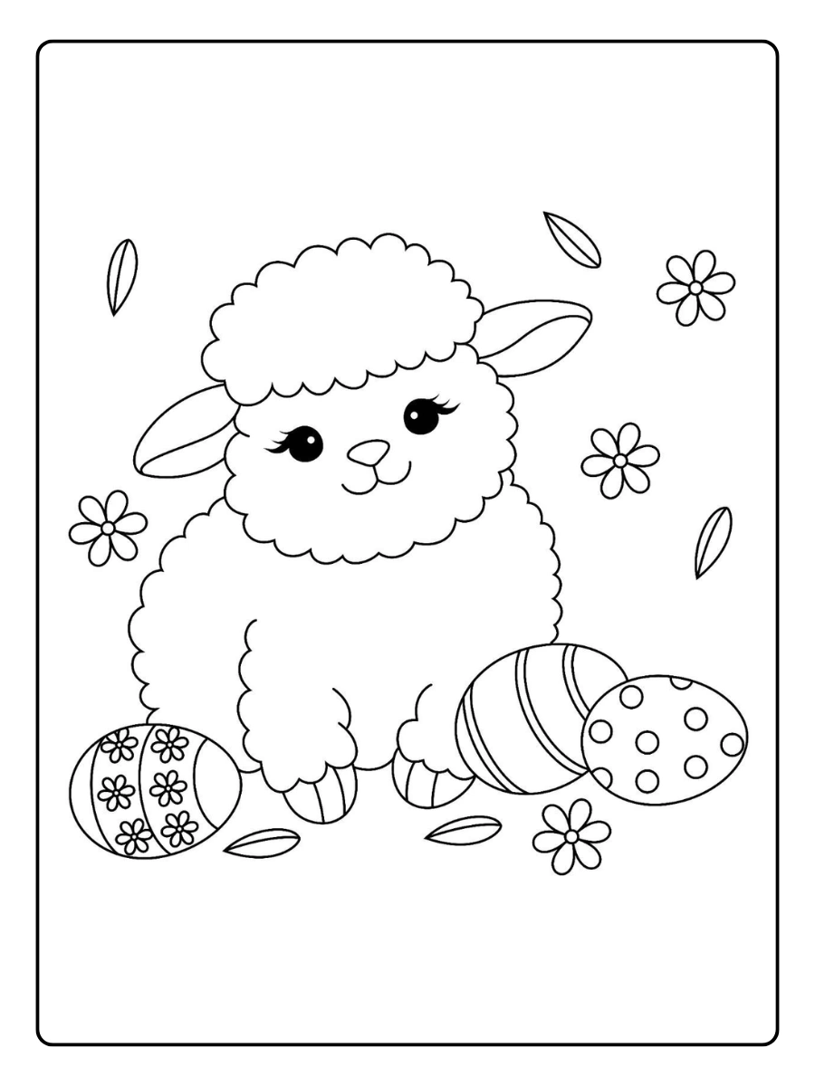 Cute Easter Coloring Pages (5)