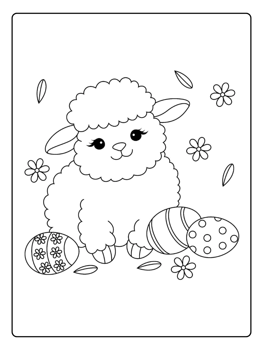 Cute Easter Coloring Pages (8)
