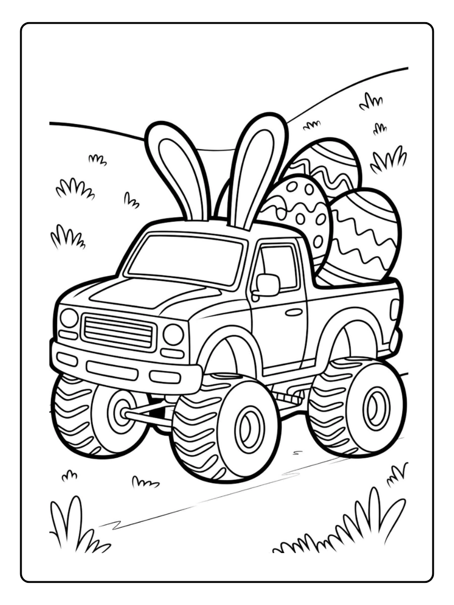 Cute Easter Coloring Pages (9)
