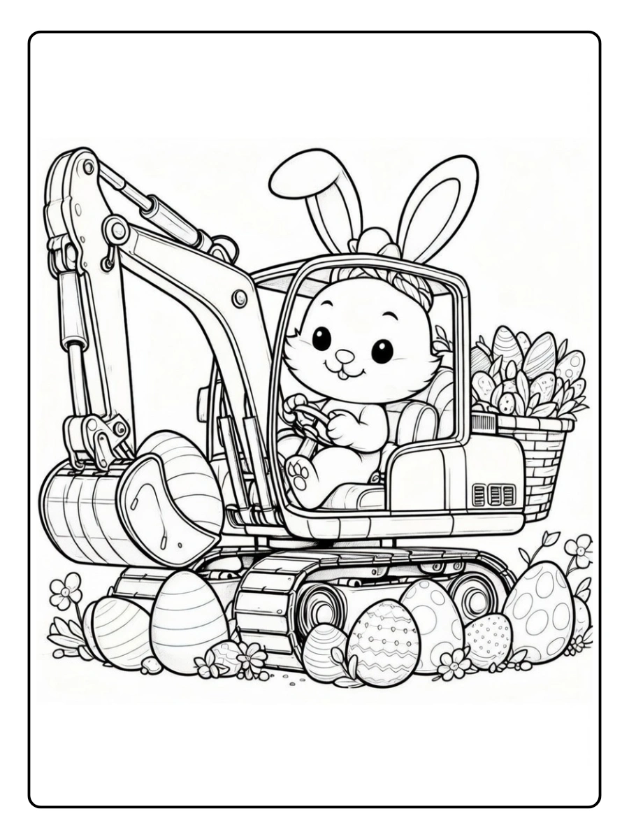 Easter Animals Coloring Pages (12)