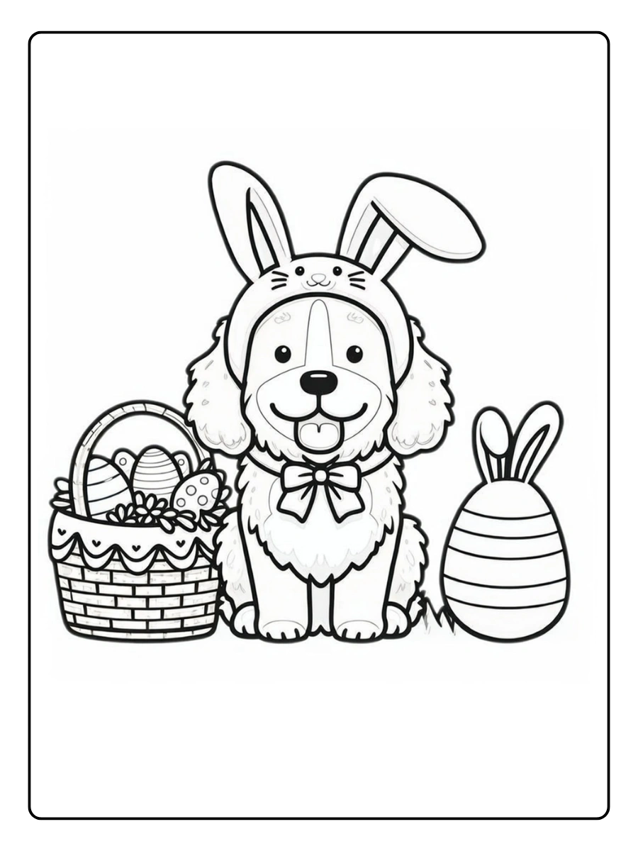 Easter Animals Coloring Pages (2)