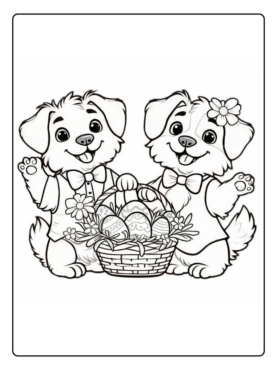 Easter Animals Coloring Pages (3)
