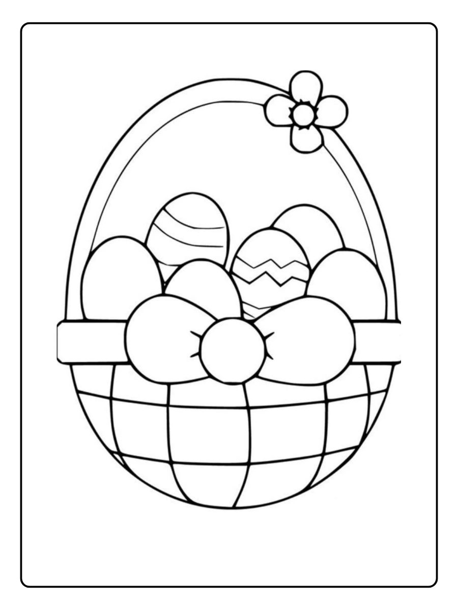 Easter Basket Coloring Pages (13)