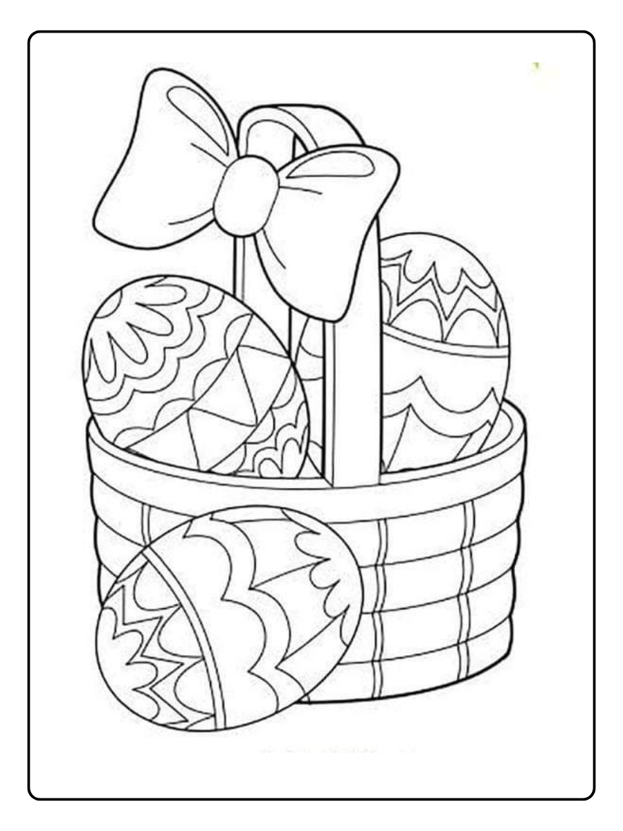 Easter Basket Coloring Pages (14)