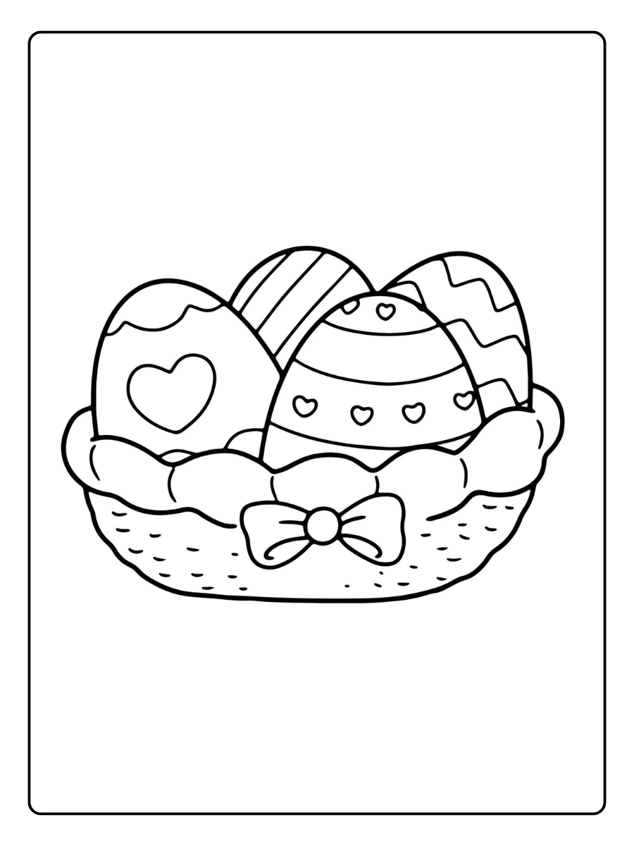 Easter Basket Coloring Pages (4)