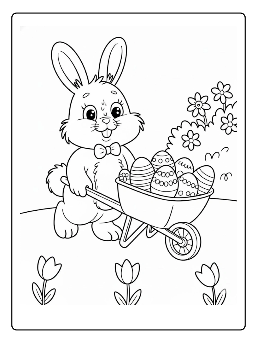 Easter Spring Coloring Pages (10)