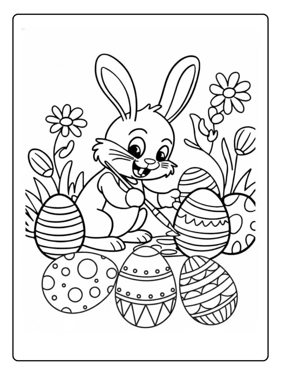 Easter Spring Coloring Pages (11)