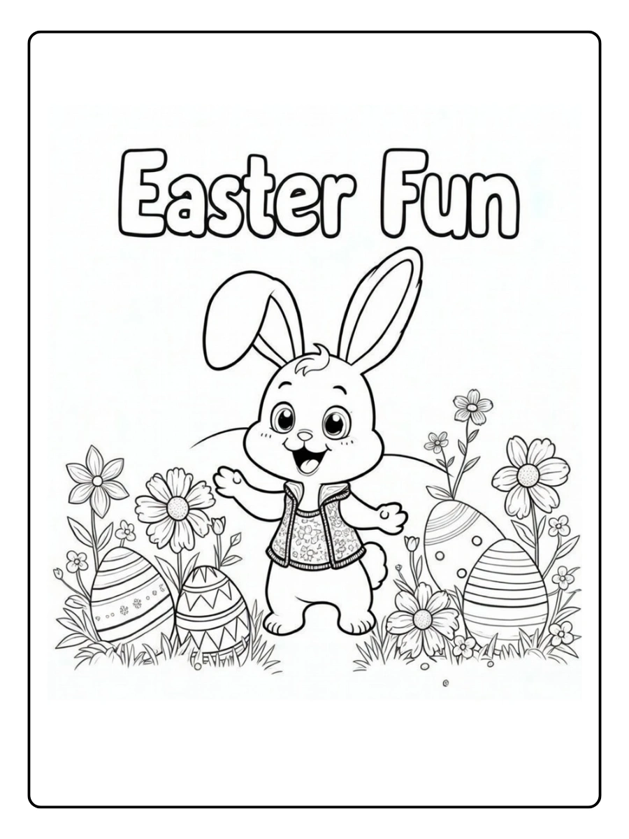 Easter Spring Coloring Pages (15)