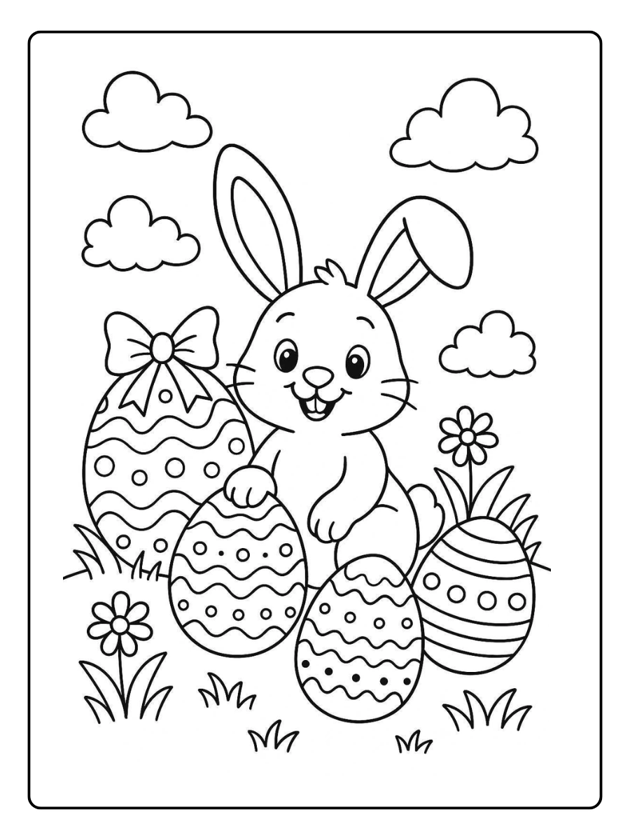 Easter Spring Coloring Pages (4)