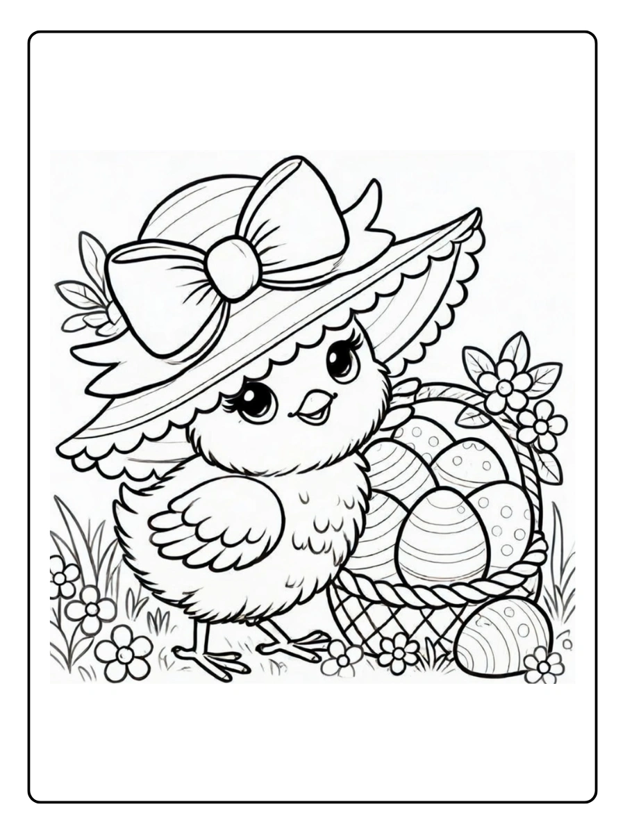 Easter Spring Coloring Pages (6)