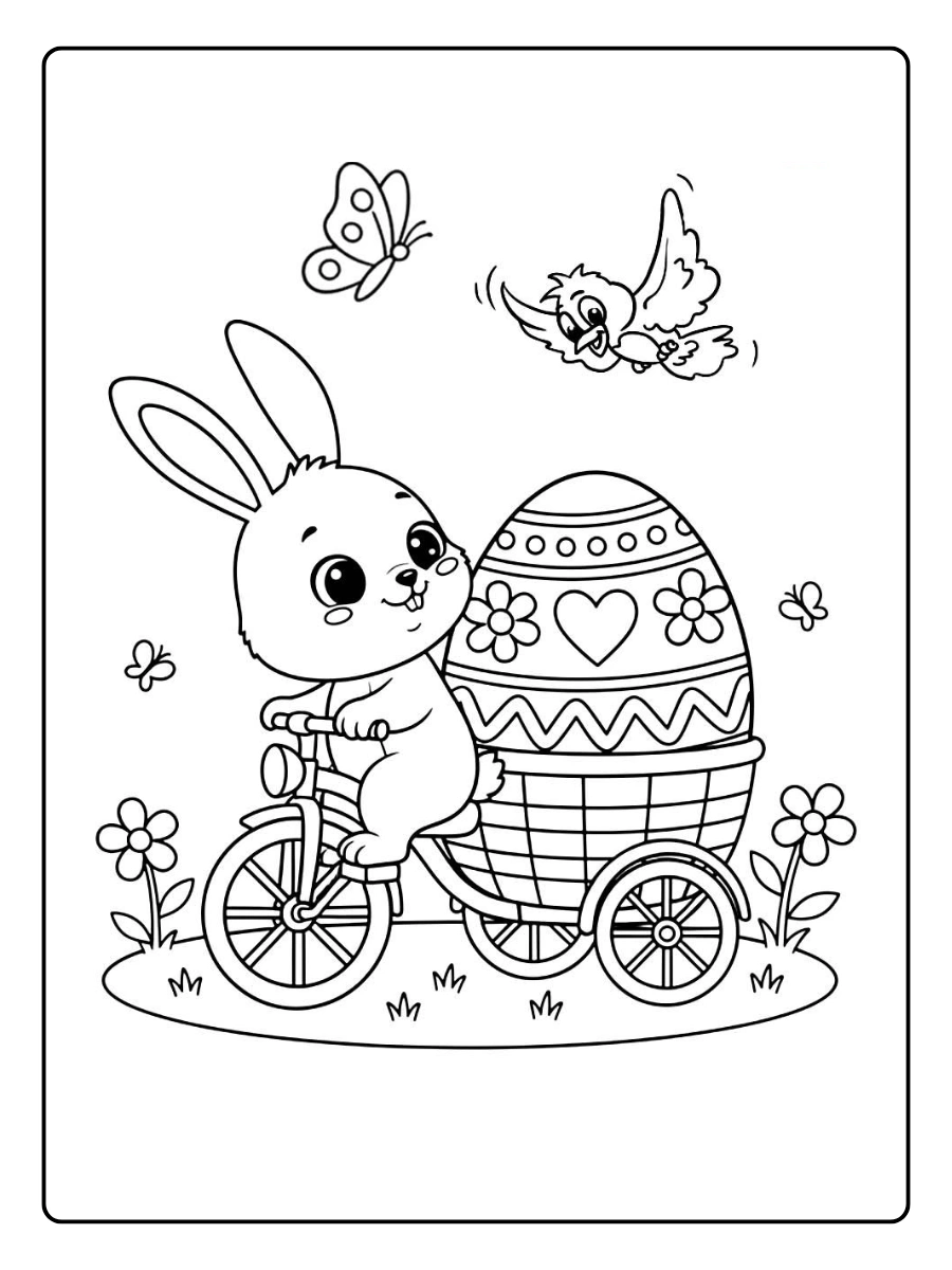 Easter Spring Coloring Pages (9)