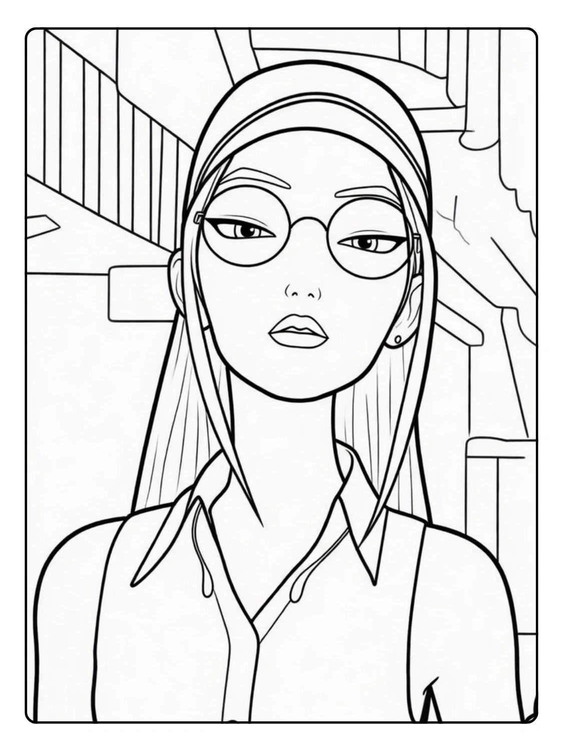 Mira Coloring Pages KPop Demon Hunters (8)