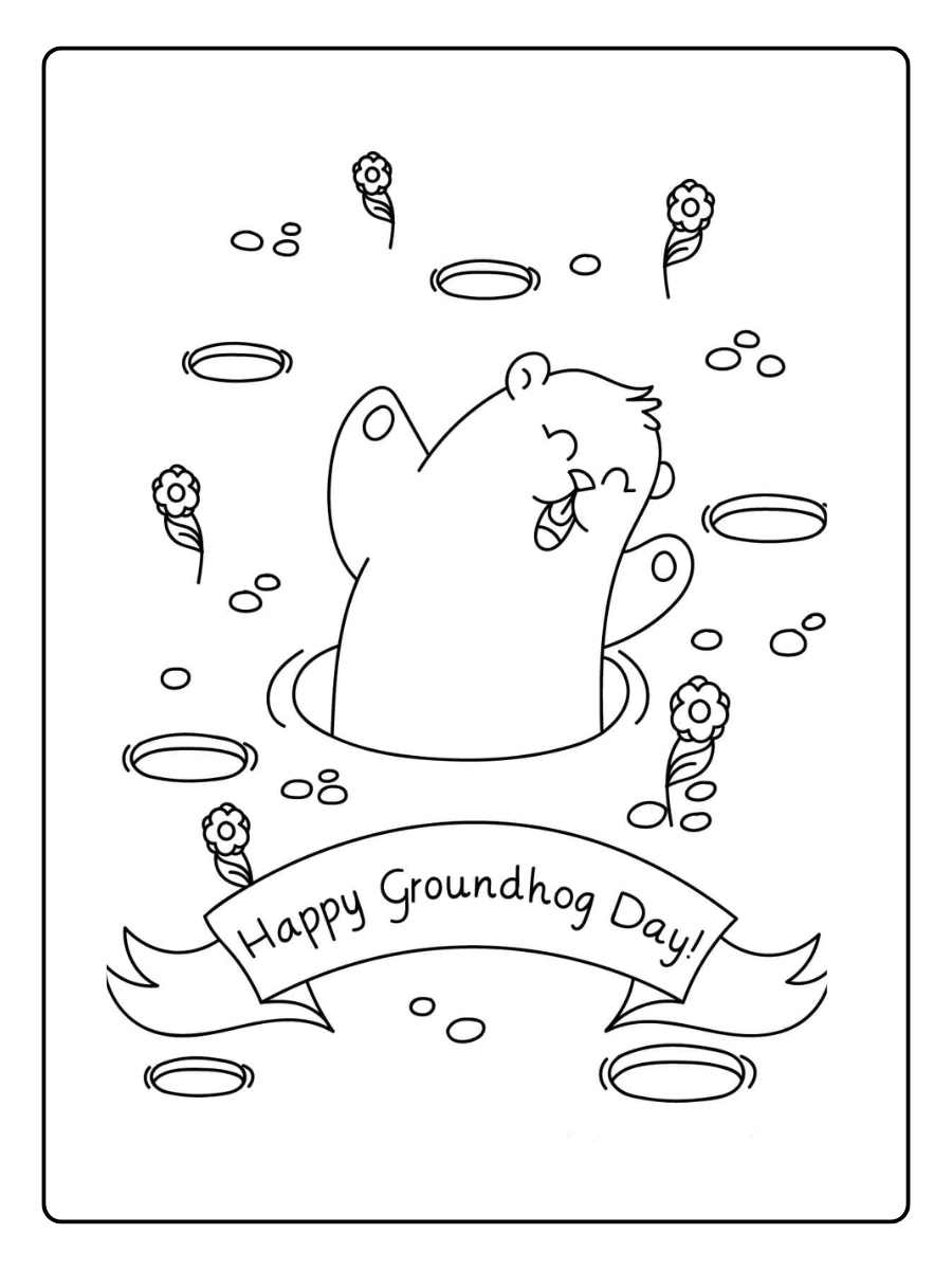 groundhog day coloring pages (13)