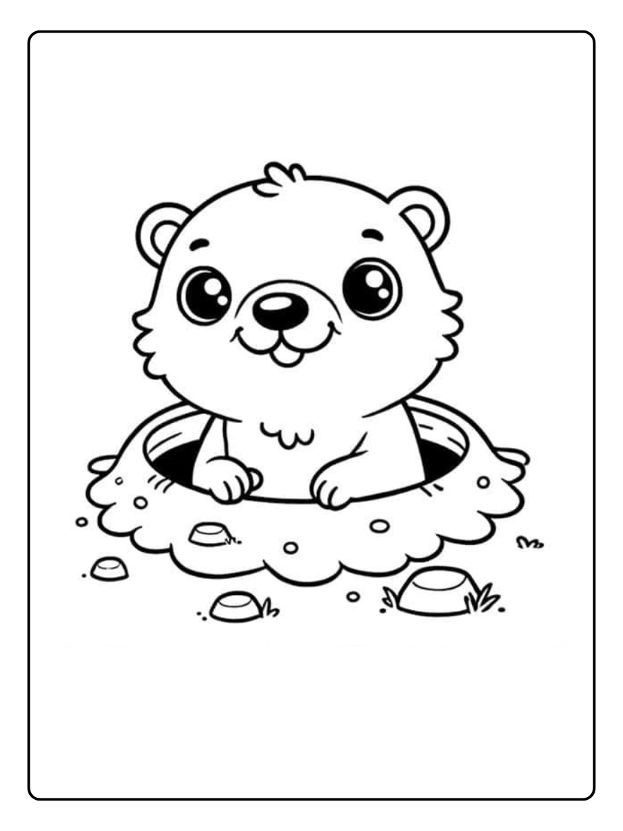 groundhog day coloring pages (6)