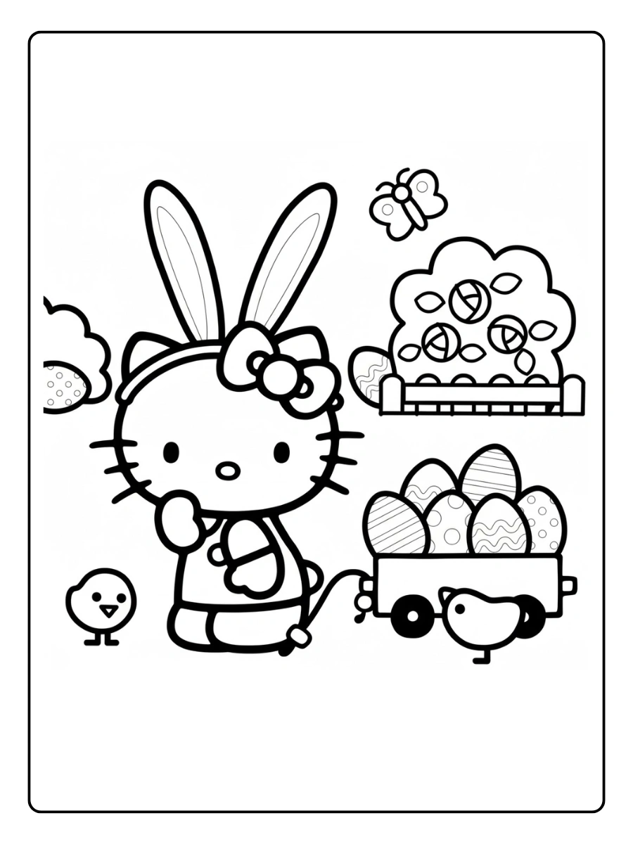 hello kitty easter coloring pages (5)