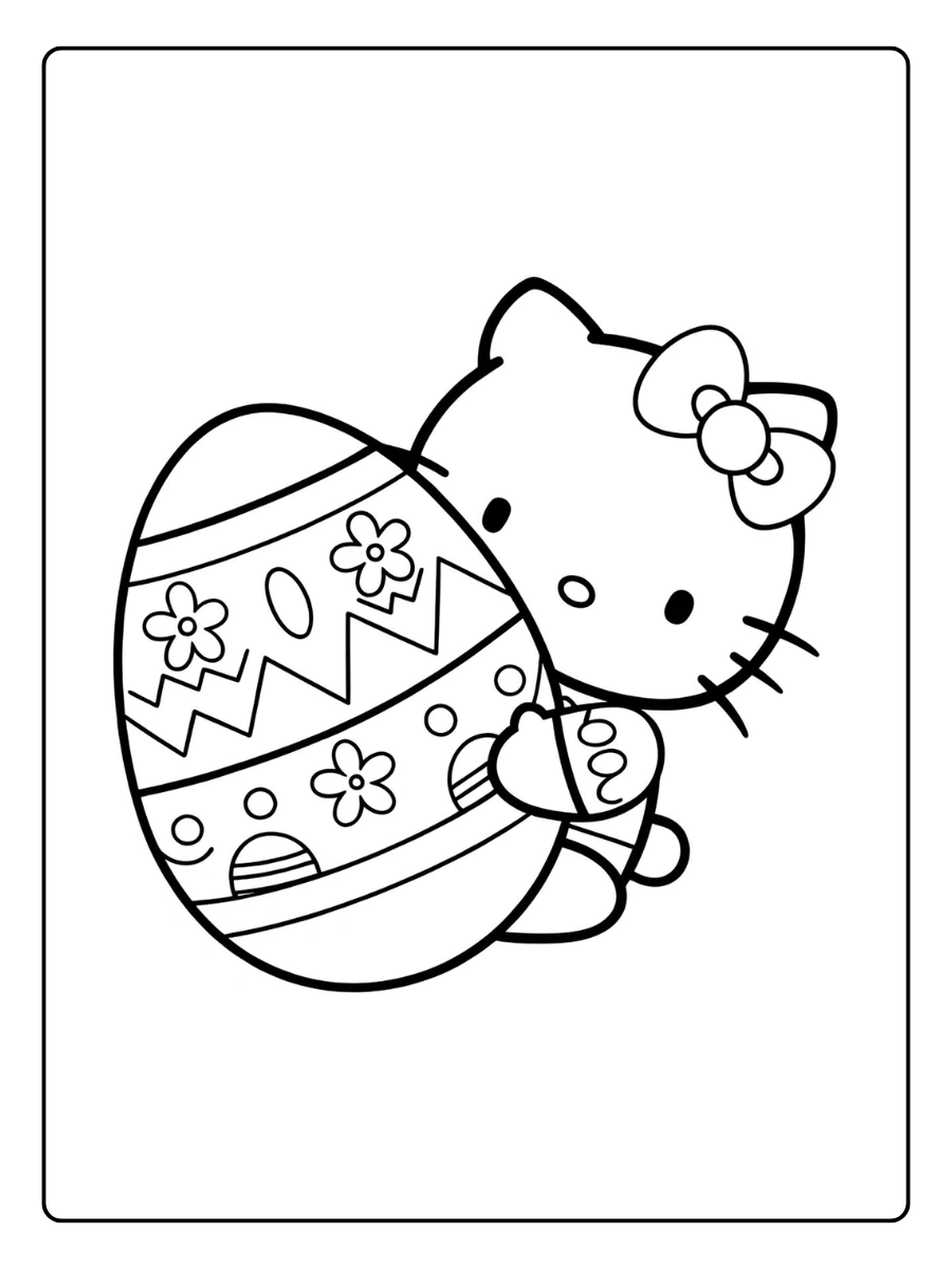 hello kitty easter coloring pages (7)