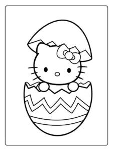 hello kitty easter coloring pages (9)