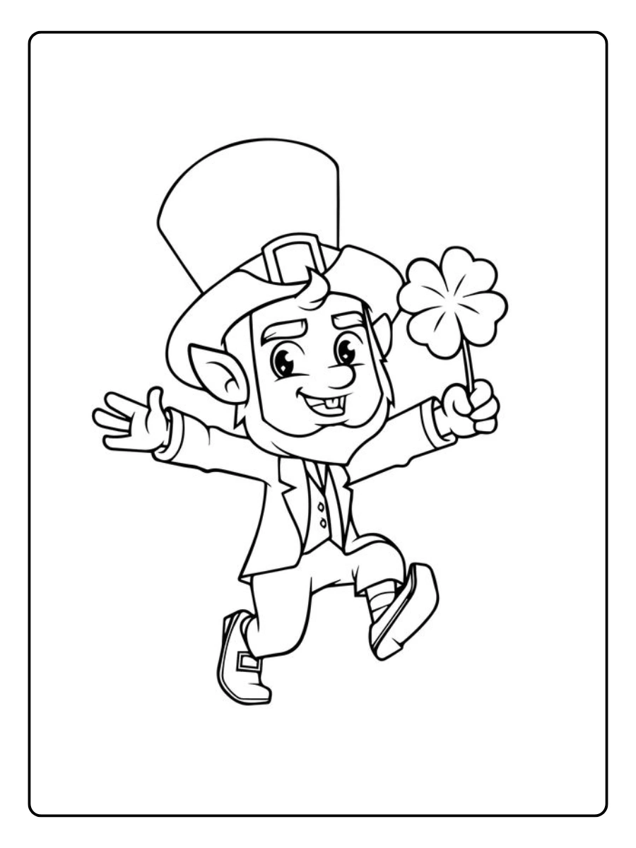 leprechaun coloring page (11)