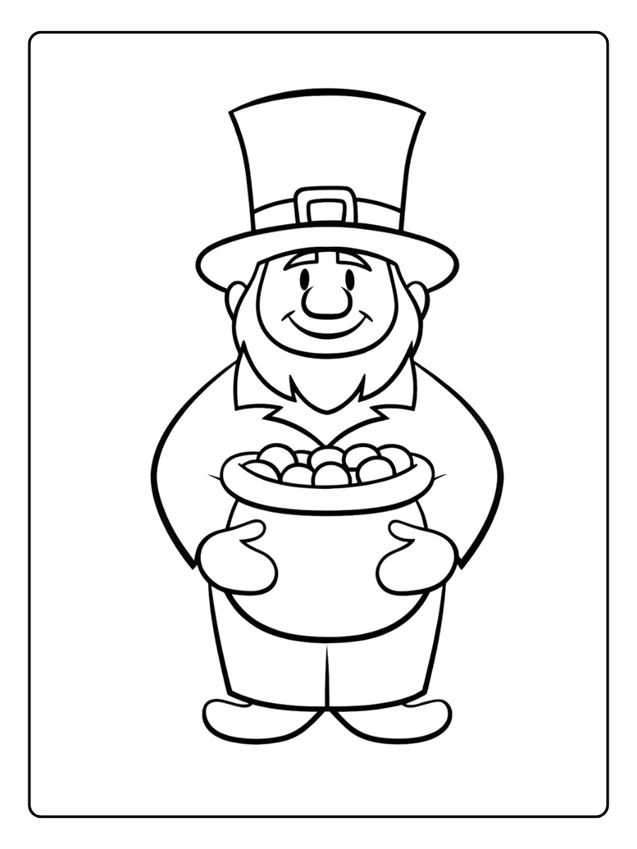 leprechaun coloring page (12)