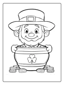 leprechaun coloring page (9)
