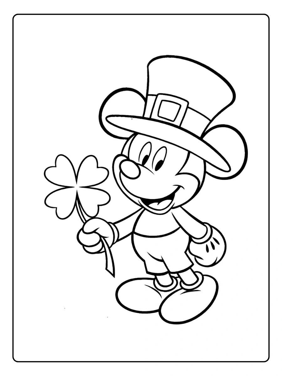 shamrock coloring page (12)