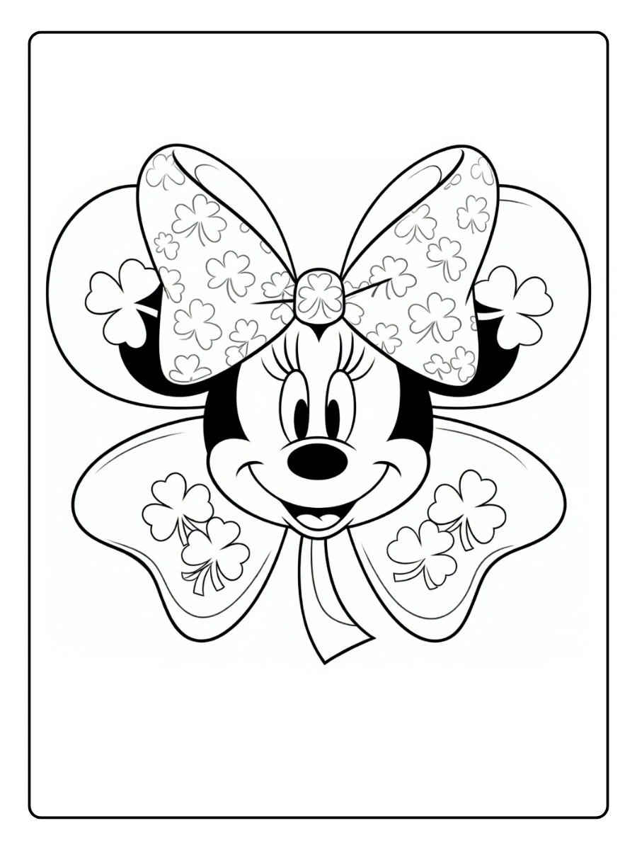 shamrock coloring page (5)