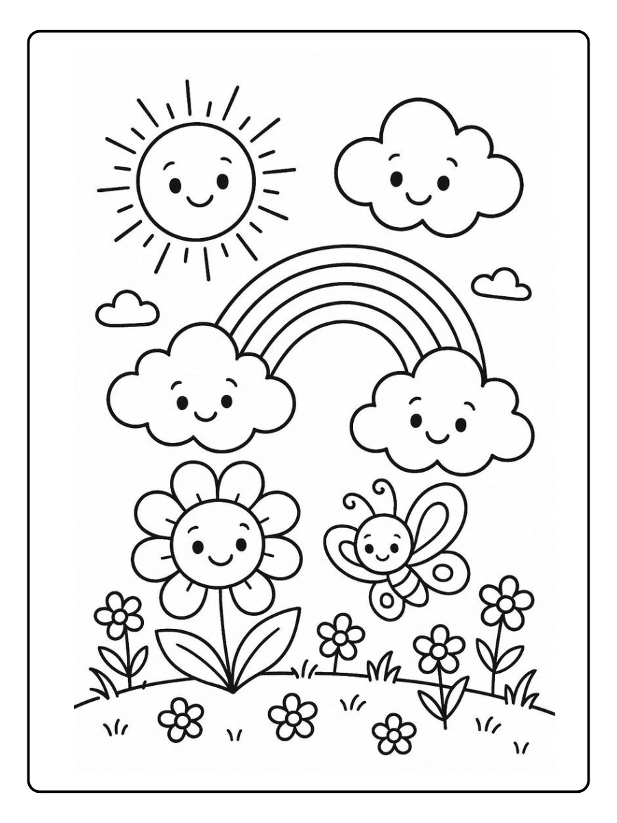 spring coloring sheets (1)