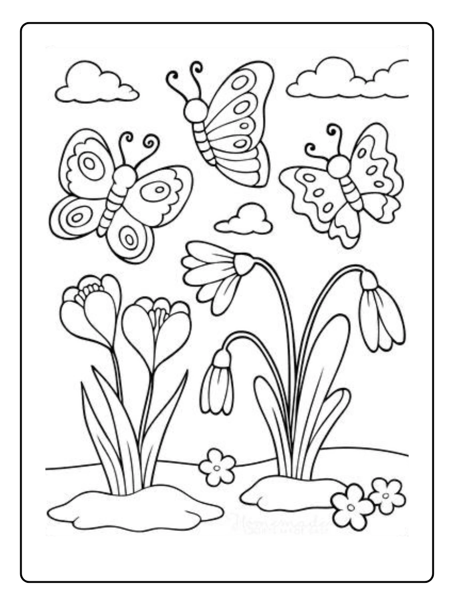spring coloring sheets (10)