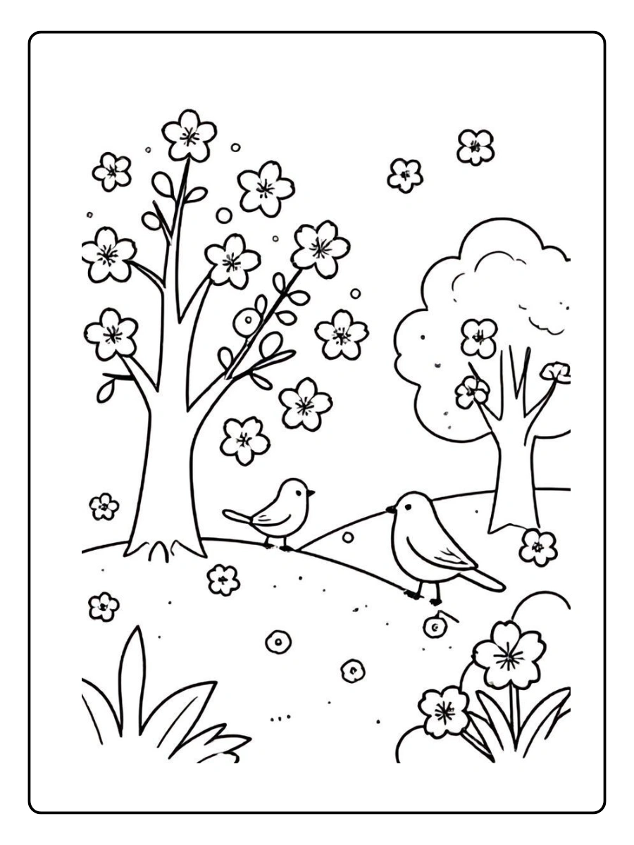 spring coloring sheets (13)