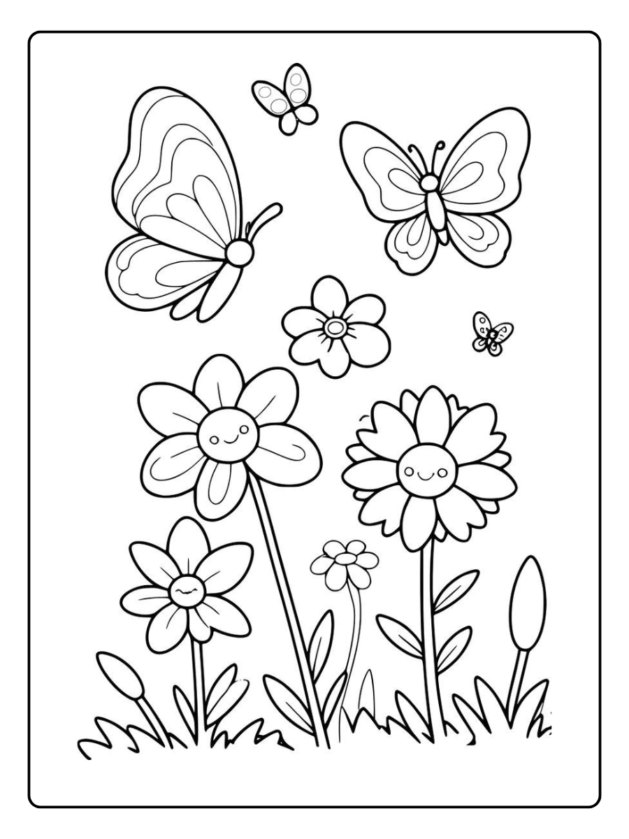 spring coloring sheets (2)